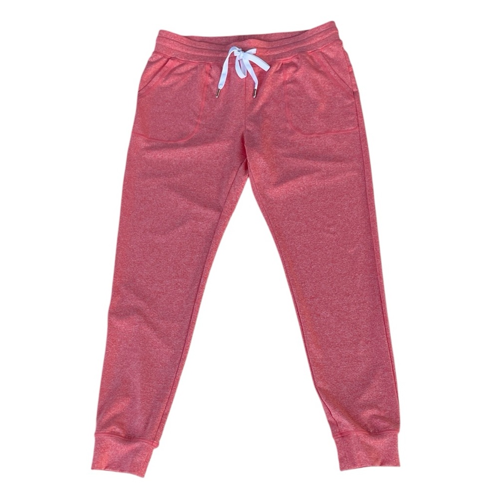 ZYIA Pink Heathered Jogger Track Pants